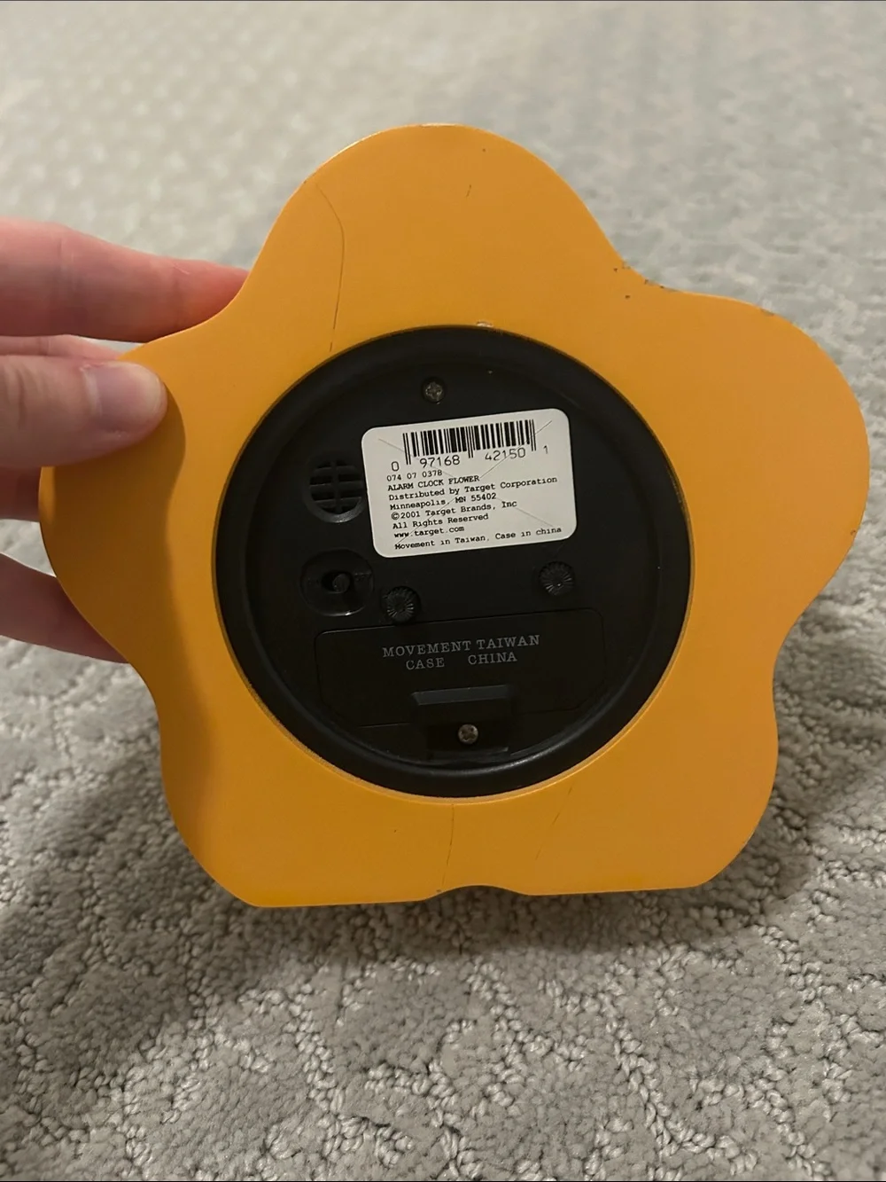 Flower-Shaped alarm Clock - 2001